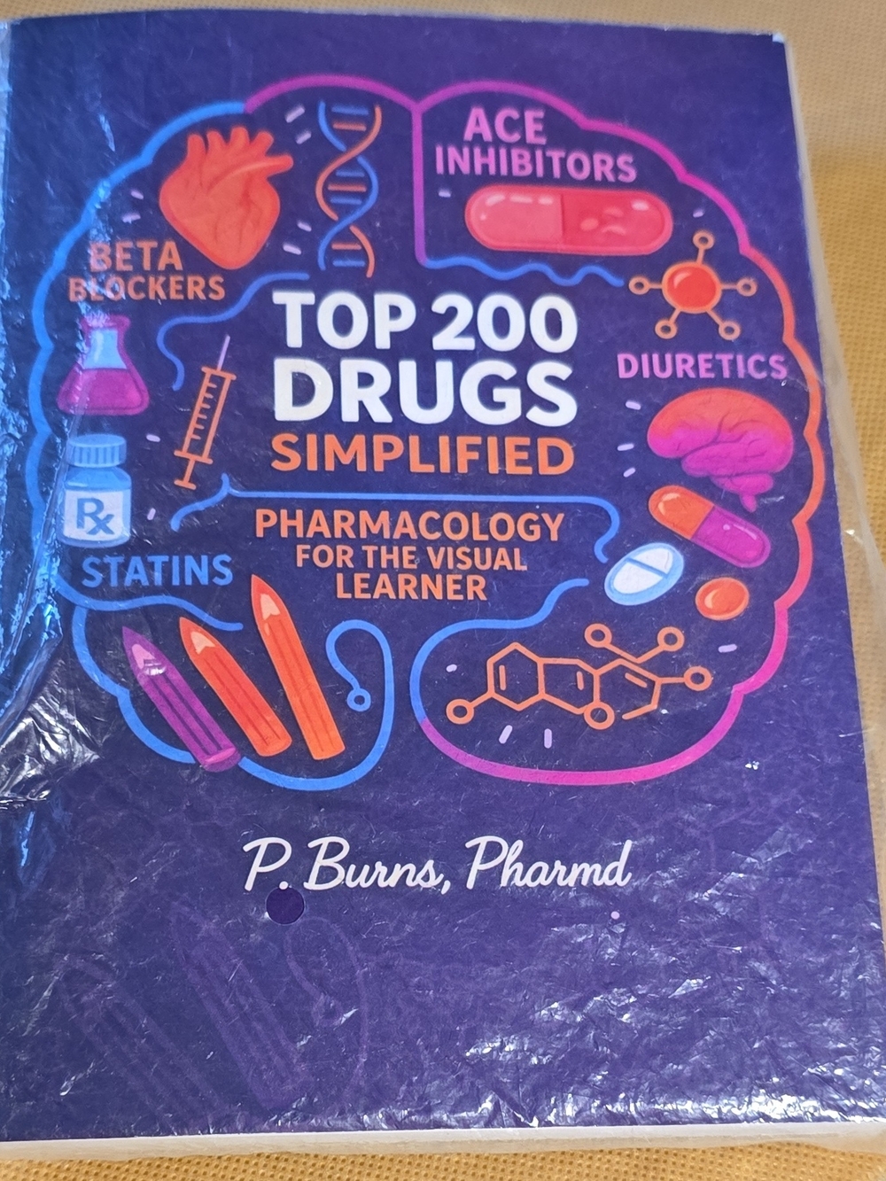 Top 200 Drugs Simplified Pharmacology Book - Purple